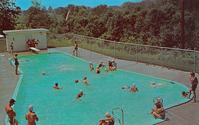 Wesley Woods Camp & Retreat Center - Vintage Postcard (newer photo)